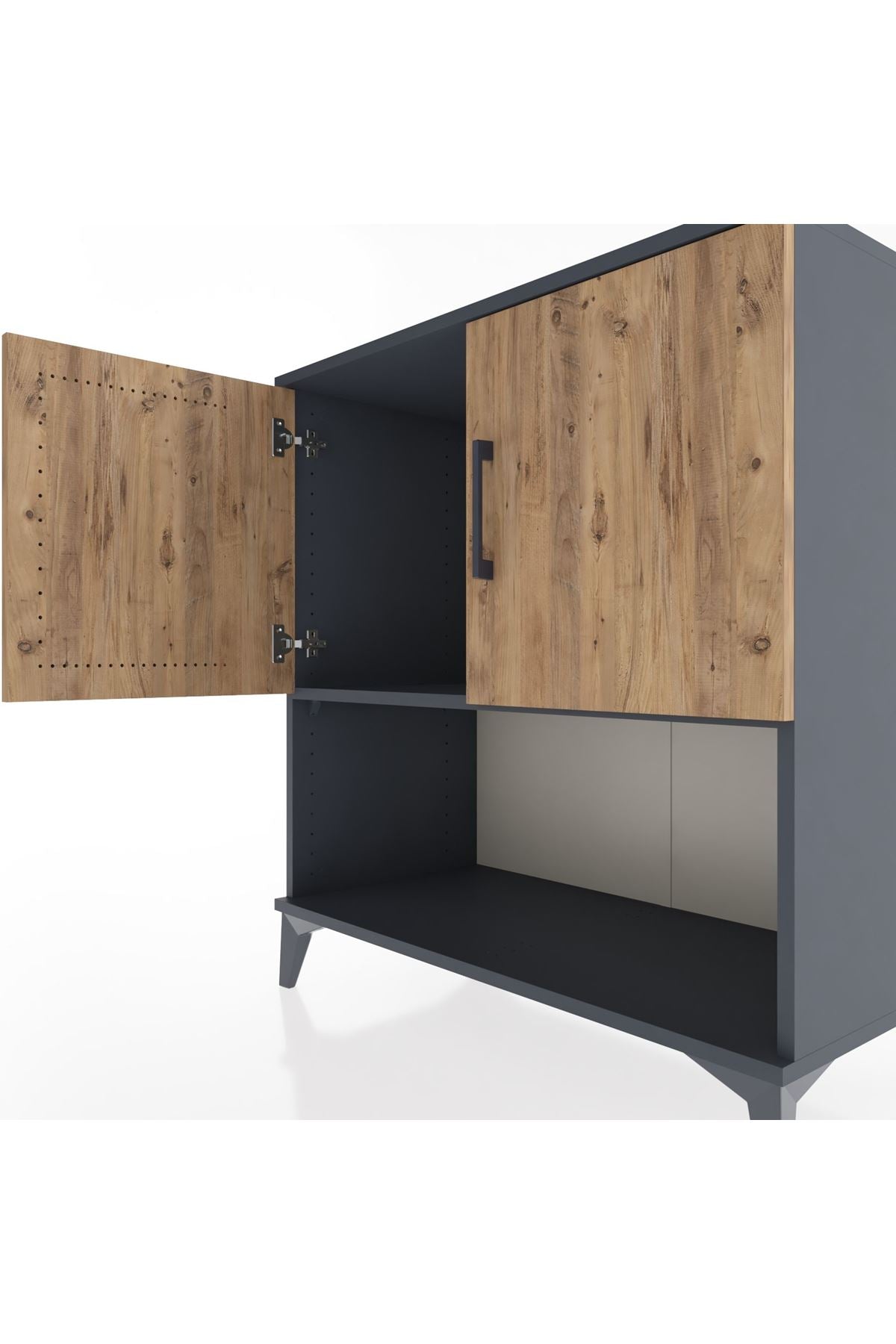 Hyperion Şifonyer Tek Raflı 2 Kapaklı 88x44x96 - S37M045V6B