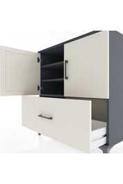 Hyperion Şifonyer 3 Raflı Tek Çekmeceli 2 Kapaklı 88x44x96 - S37M046V4B