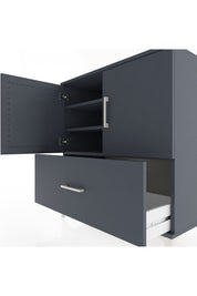Hyperion Şifonyer 3 Raflı Tek Çekmeceli 2 Kapaklı 88x44x96 - S37M046V5B