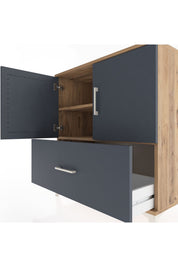 Hyperion Şifonyer 2 Raflı Tek Çekmeceli 2 Kapaklı 88x44x96 - S37M047V8B