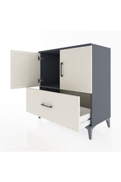 Hyperion Şifonyer Tek Raflı Tek Çekmeceli 2 Kapaklı 88x44x96 - S37M048V4B
