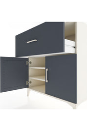 Hyperion Şifonyer 2 Raflı Tek Çekmeceli 2 Kapaklı 88x44x96 - S37M049V2B