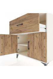 Hyperion Şifonyer Tek Raflı Tek Çekmeceli 2 Kapaklı 88x44x96 - S37M050V3B