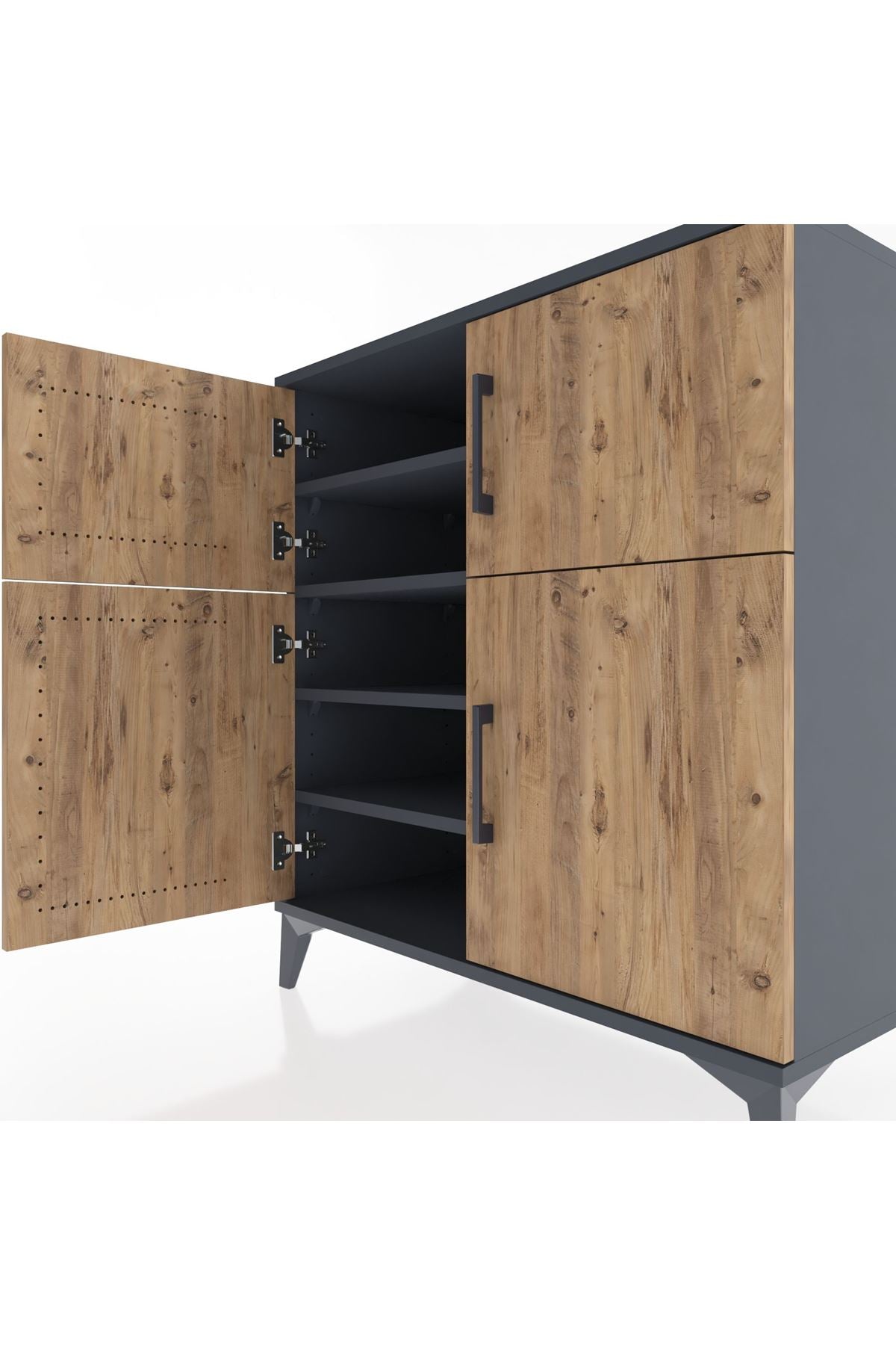 Hyperion Şifonyer 4 Raflı 4 Kapaklı 88x44x96 - S37M052V6B