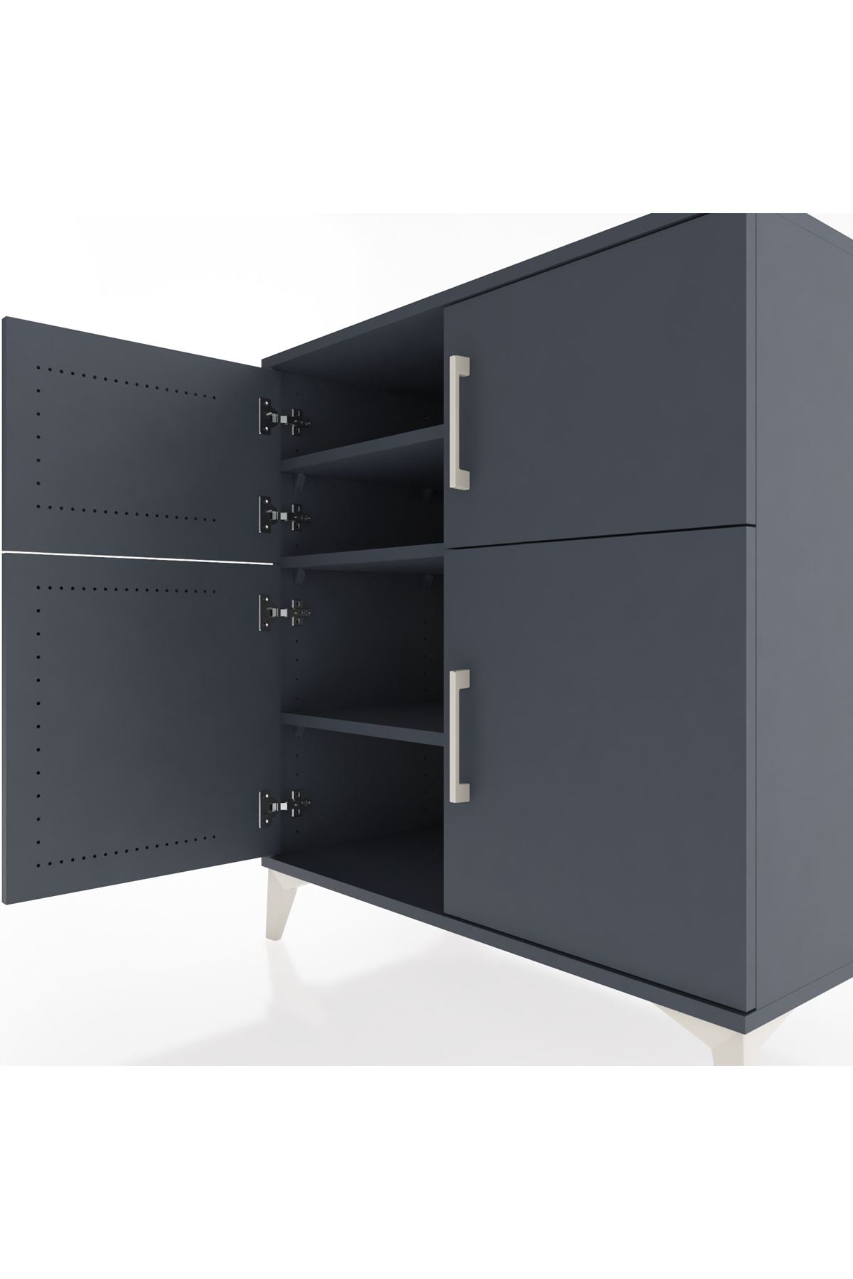 Hyperion Şifonyer 3 Raflı 4 Kapaklı 88x44x96 - S37M053V5B