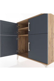 Hyperion Şifonyer 2 Raflı 4 Kapaklı 88x44x96 - S37M054V8B