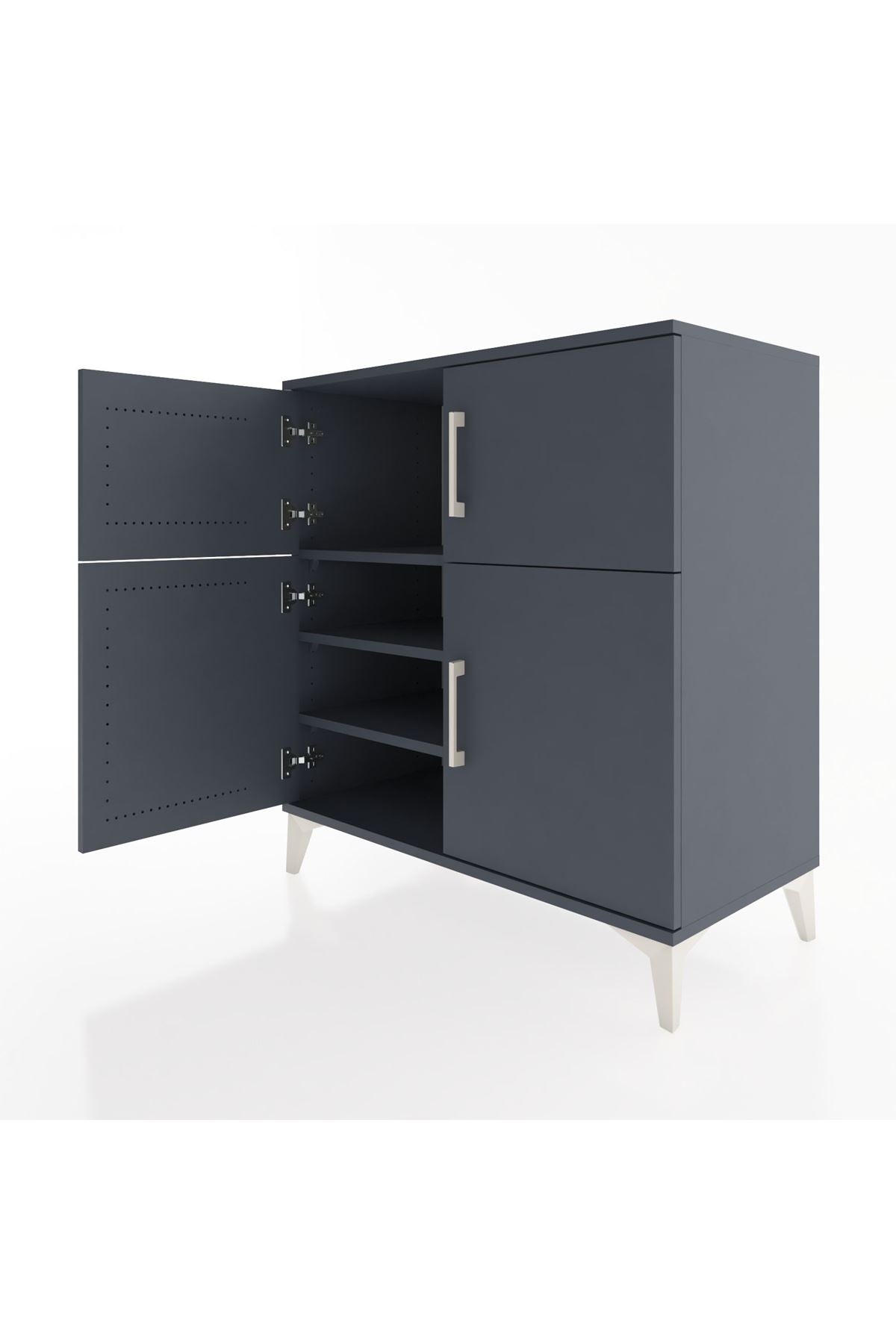Hyperion Şifonyer 3 Raflı 4 Kapaklı 88x44x96 - S37M055V5B