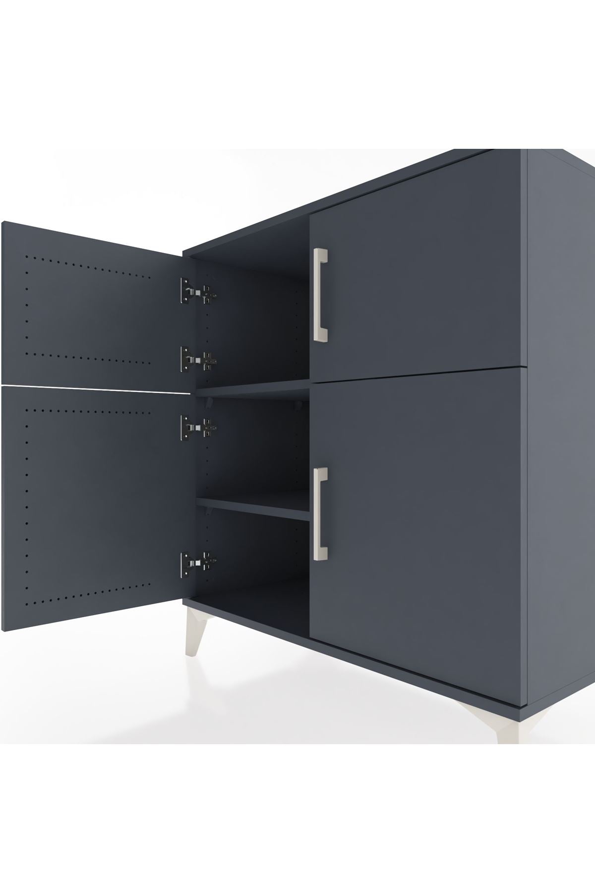 Hyperion Şifonyer 2 Raflı 4 Kapaklı 88x44x96 - S37M056V5B