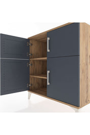 Hyperion Şifonyer 2 Raflı 4 Kapaklı 88x44x96 - S37M056V8B