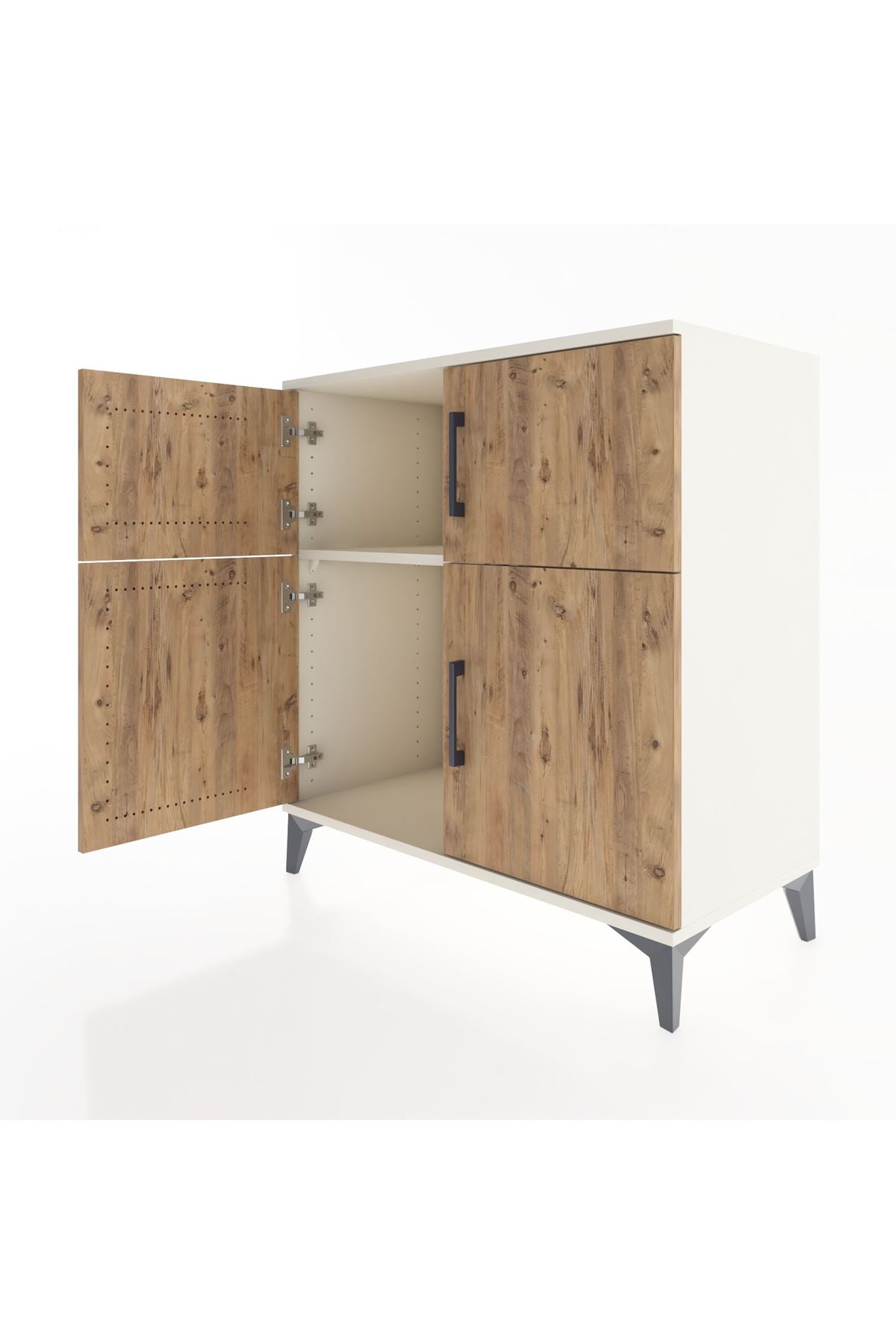 Hyperion Şifonyer Tek Raflı 4 Kapaklı 88x44x96 - S37M057V3B