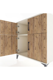 Hyperion Şifonyer Tek Raflı 4 Kapaklı 88x44x96 - S37M057V3B