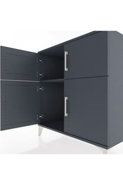 Hyperion Şifonyer Tek Raflı 4 Kapaklı 88x44x96 - S37M057V5B