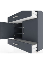 Hyperion Şifonyer 3 Raflı 2 Çekmeceli 2 Kapaklı 88x44x96 - S37M058V5B