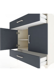 Hyperion Şifonyer 2 Raflı 2 Çekmeceli 2 Kapaklı 88x44x96 - S37M059V2B
