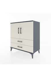 Hyperion Şifonyer Tek Raflı 2 Çekmeceli 2 Kapaklı 88x44x96 - S37M024V4B
