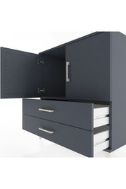 Hyperion Şifonyer Tek Raflı 2 Çekmeceli 2 Kapaklı 88x44x96 - S37M024V5B