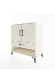 Hyperion Şifonyer 3 Raflı Tek Çekmeceli 2 Kapaklı 88x44x96 - S37M025V1B
