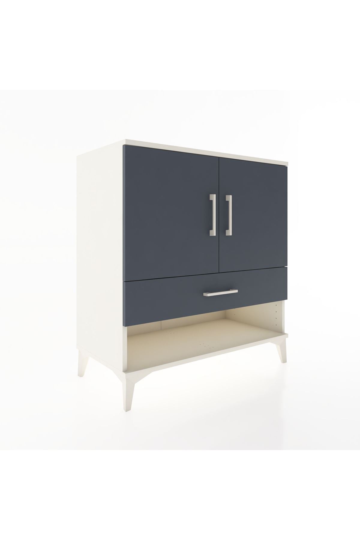 Hyperion Şifonyer 3 Raflı Tek Çekmeceli 2 Kapaklı 88x44x96 - S37M025V2B