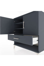 Hyperion Şifonyer 3 Raflı Tek Çekmeceli 2 Kapaklı 88x44x96 - S37M025V5B