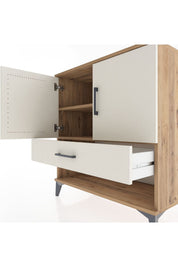 Hyperion Şifonyer 2 Raflı Tek Çekmeceli 2 Kapaklı 88x44x96 - S37M026V7B