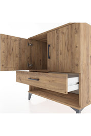 Hyperion Şifonyer Tek Raflı Tek Çekmeceli 2 Kapaklı 88x44x96 - S37M027V9B