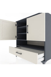 Hyperion Şifonyer 4 Raflı Tek Çekmeceli 2 Kapaklı 88x44x96 - S37M028V4B