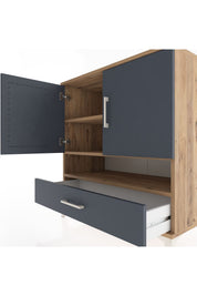 Hyperion Şifonyer 3 Raflı Tek Çekmeceli 2 Kapaklı 88x44x96 - S37M029V8B