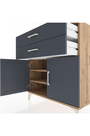 Hyperion Şifonyer 2 Raflı 2 Çekmeceli 2 Kapaklı 88x44x96 - S37M031V8B