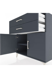 Hyperion Şifonyer Tek Raflı 2 Çekmeceli 2 Kapaklı 88x44x96 - S37M032V5B