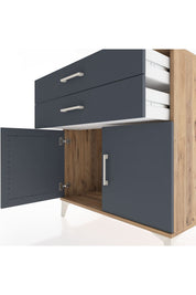 Hyperion Şifonyer 2 Çekmeceli 2 Kapaklı 88x44x96 - S37M033V8B