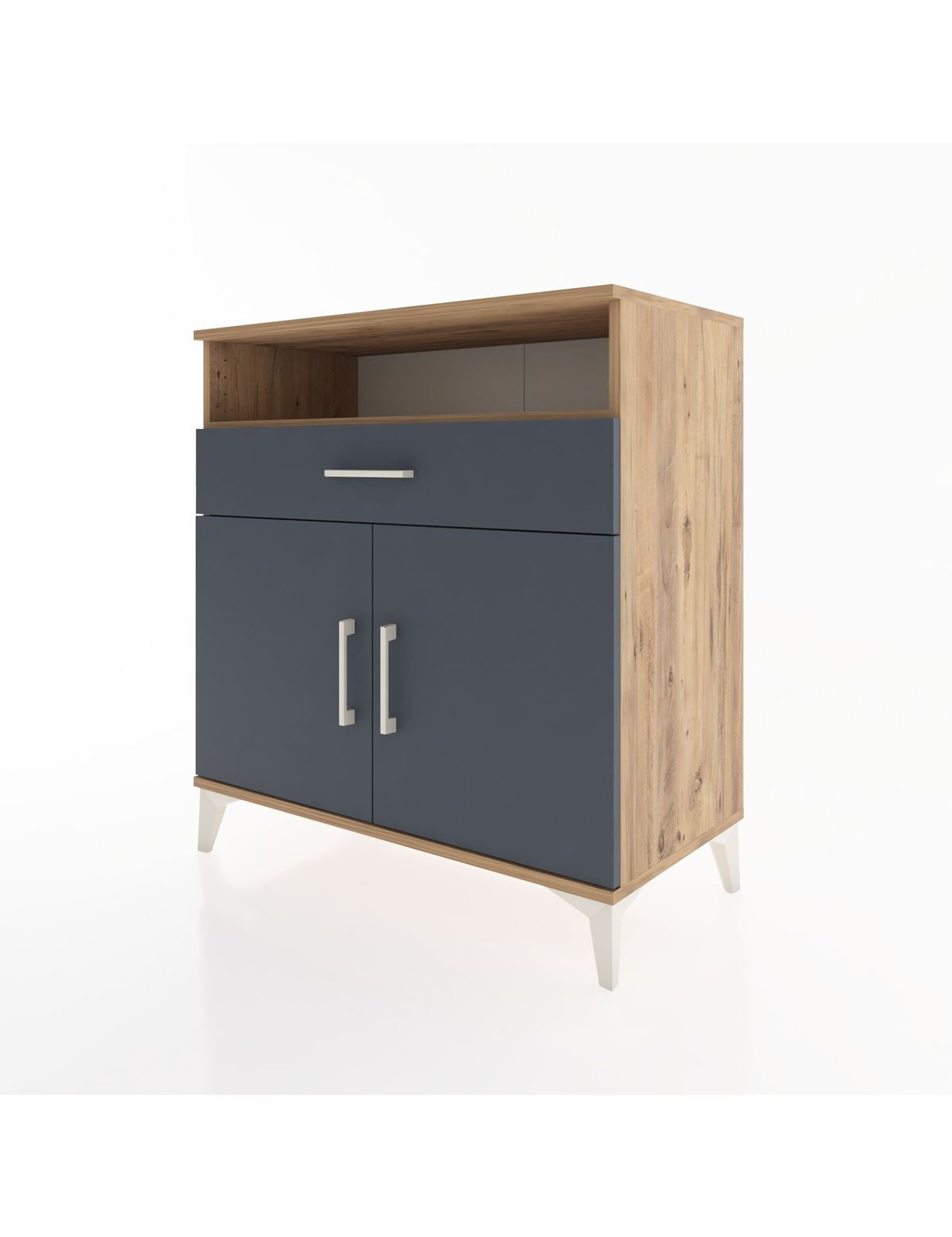 Hyperion Şifonyer 2 Raflı Tek Çekmeceli 2 Kapaklı 88x44x96 - S37M034V8B