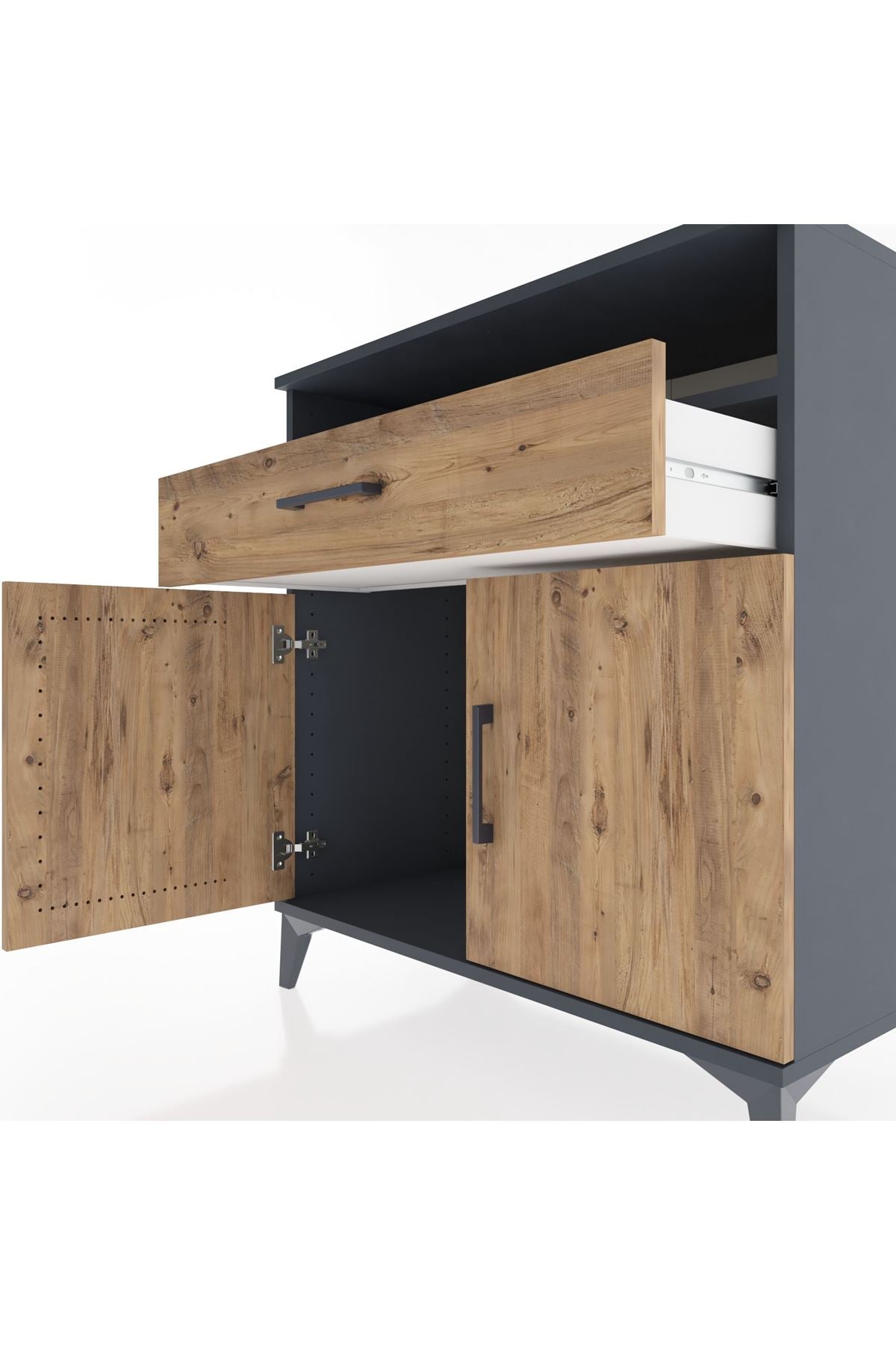 Hyperion Şifonyer Tek Çekmeceli 2 Kapaklı 88x44x96 - S37M036V6B