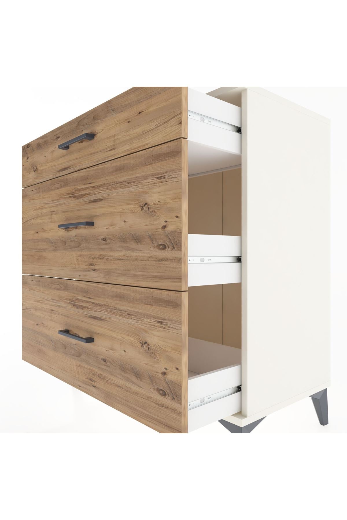 Hyperion Şifonyer 3 Çekmeceli 88x44x96 - S37M005V3B