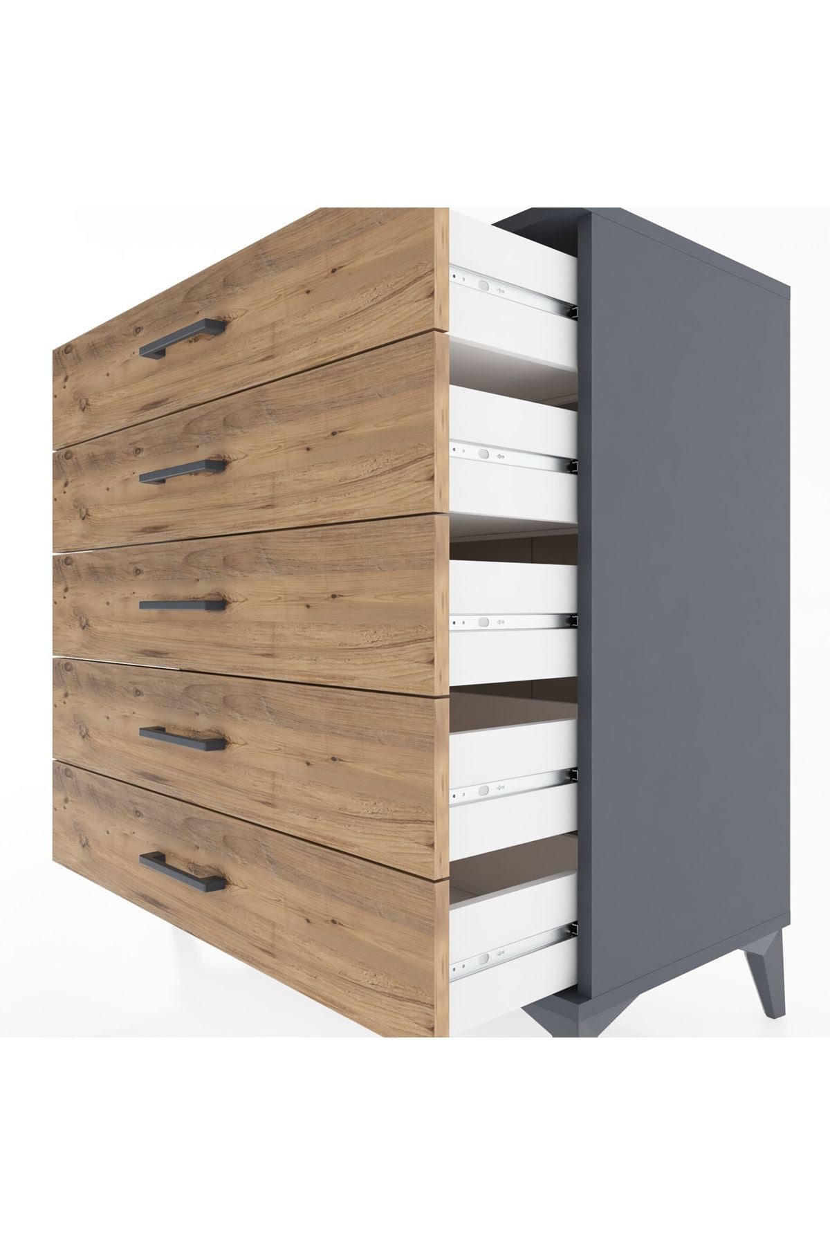 Hyperion Şifonyer 5 Çekmeceli 88x44x96 - S37M009V6B