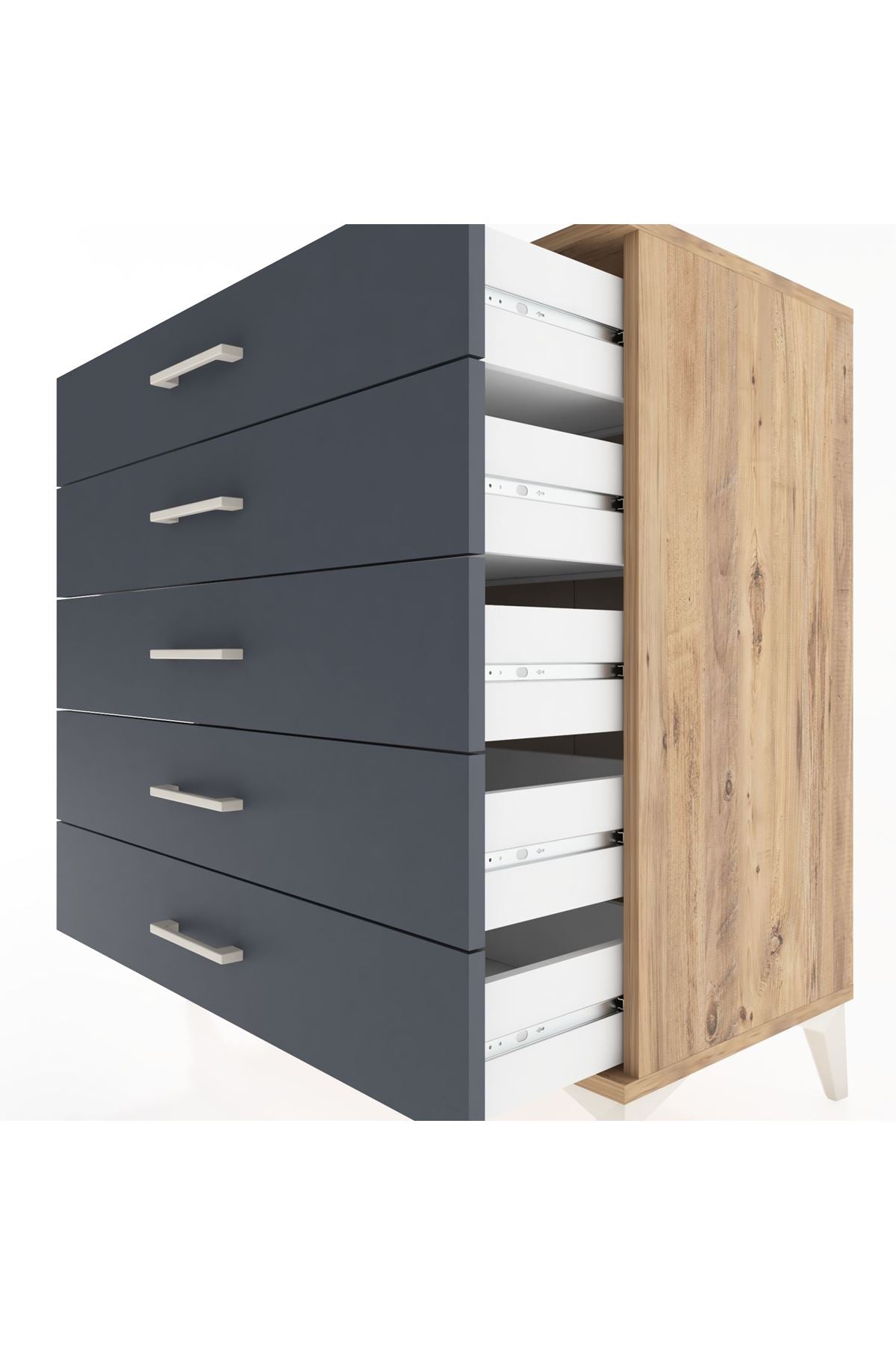 Hyperion Şifonyer 5 Çekmeceli 88x44x96 - S37M009V8B