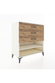 Hyperion Şifonyer Tek Raflı 3 Çekmeceli 88x44x96 - S37M012V3B