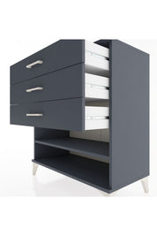 Hyperion Şifonyer Tek Raflı 3 Çekmeceli 88x44x96 - S37M012V5B