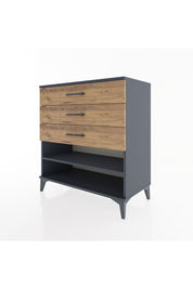 Hyperion Şifonyer Tek Raflı 3 Çekmeceli 88x44x96 - S37M012V6B