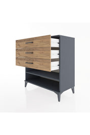 Hyperion Şifonyer Tek Raflı 3 Çekmeceli 88x44x96 - S37M012V6B