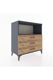Hyperion Şifonyer Tek Raflı 3 Çekmeceli 88x44x96 - S37M018V6B