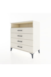 Hyperion Şifonyer Tek Raflı 4 Çekmeceli 88x44x96 - S37M019V1B