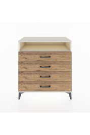 Hyperion Şifonyer Tek Raflı 4 Çekmeceli 88x44x96 - S37M019V3B