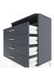 Hyperion Şifonyer Tek Raflı 4 Çekmeceli 88x44x96 - S37M019V5B