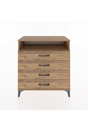 Hyperion Şifonyer Tek Raflı 4 Çekmeceli 88x44x96 - S37M019V9B