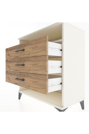 Hyperion Şifonyer Tek Raflı 3 Çekmeceli 88x44x96 - S37M020V3B