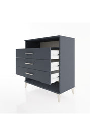 Hyperion Şifonyer Tek Raflı 3 Çekmeceli 88x44x96 - S37M020V5B