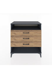 Hyperion Şifonyer Tek Raflı 3 Çekmeceli 88x44x96 - S37M020V6B