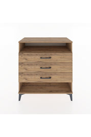 Hyperion Şifonyer Tek Raflı 3 Çekmeceli 88x44x96 - S37M020V9B