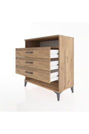 Hyperion Şifonyer Tek Raflı 3 Çekmeceli 88x44x96 - S37M020V9B
