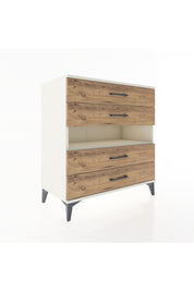 Hyperion Şifonyer Tek Raflı 4 Çekmeceli 88x44x96 - S37M021V3B
